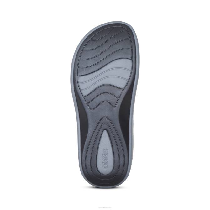 نحيف رمادي Aetrex جاني سبورت سلايد NJ62163