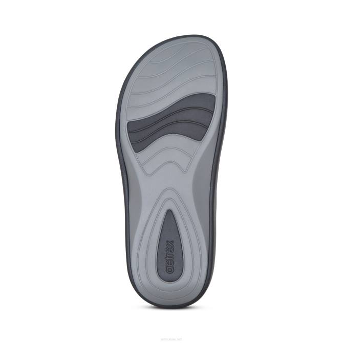 نحيف أسود Aetrex جاني سبورت سلايد NJ62183