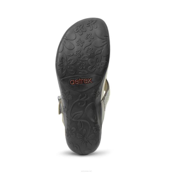 نحيف جونميتال Aetrex صندل ثونغ قابل للتعديل من راي NJ62245