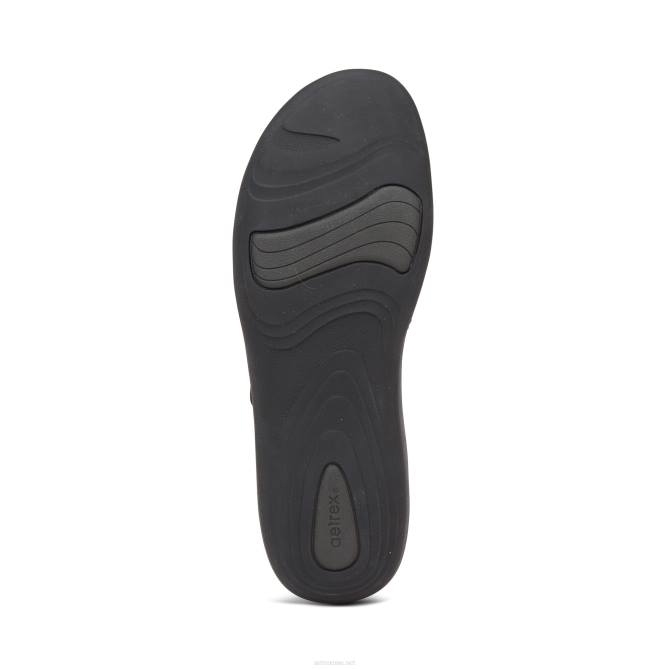نحيف أسود Aetrex آني ماري جين NJ624