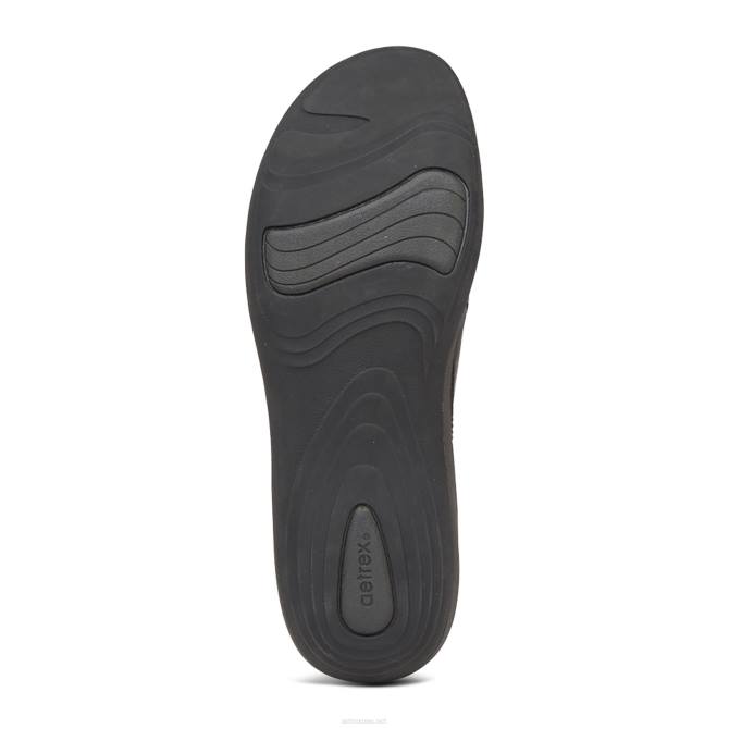نحيف أسود Aetrex حزام كارينا الراهب NJ626