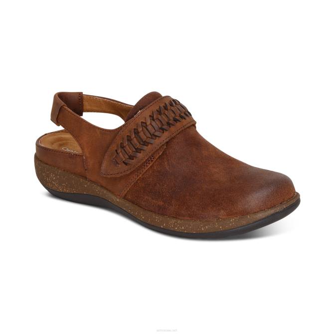 نحيف تبغ Aetrex leni slingback قبقاب NJ6296
