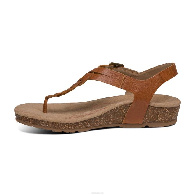 نحيف كونياك Aetrex هاربر قابل للتعديل ثونغ slingback NJ6240